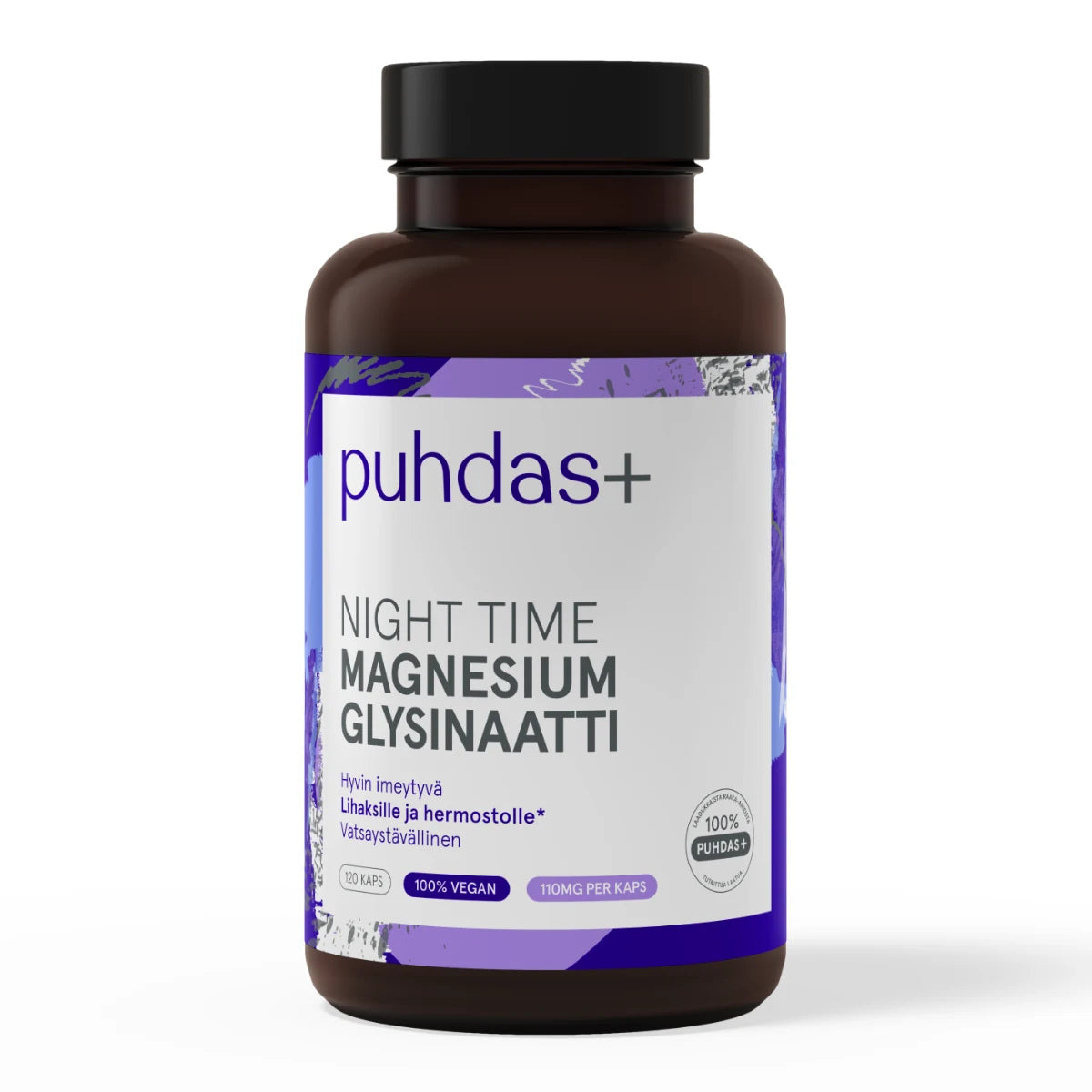 Puhdas+ Magnesiumglysinaatti kapseli 120 kpl