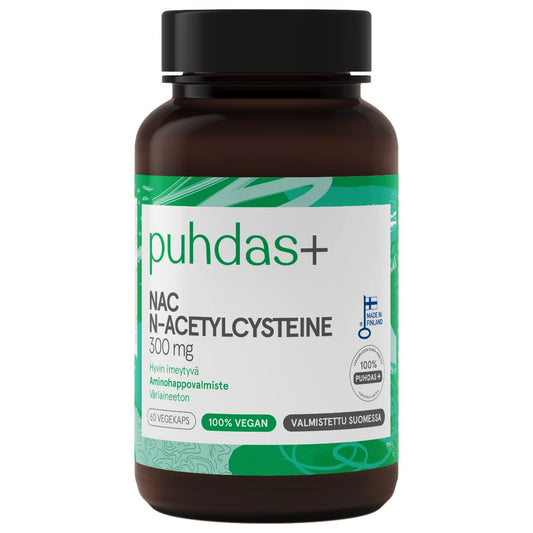 PUHDAS+ NAC 300 mg kapseli 60 kpl