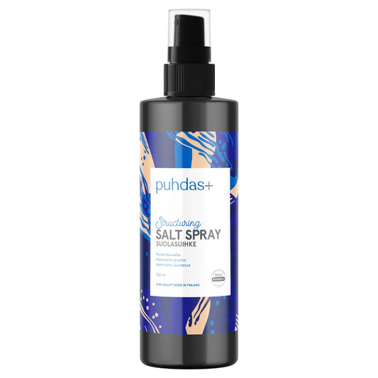 Puhdas+ Salt Spray 250 ml – suolasuihke volyymiin ja rantalookiin