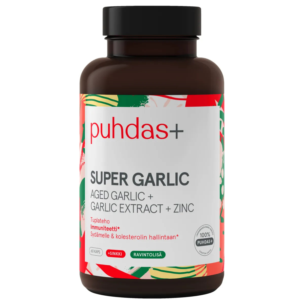 Puhdas+ Super Garlic Valkosipuli 60 kaps