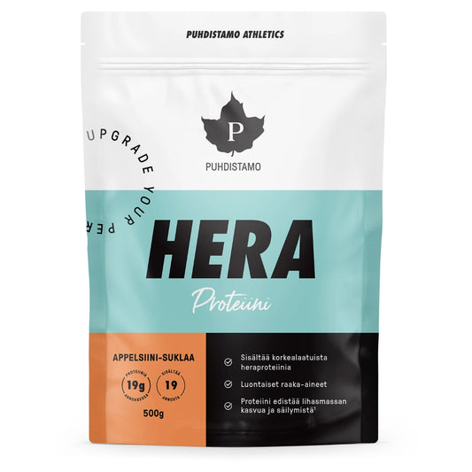 Puhdistamo Athletics Heraproteiini Appelsiini-Suklaa 500 g