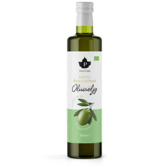 Puhdistamo Luomu Extra Neitsyt Oliiviöljy 500 ml