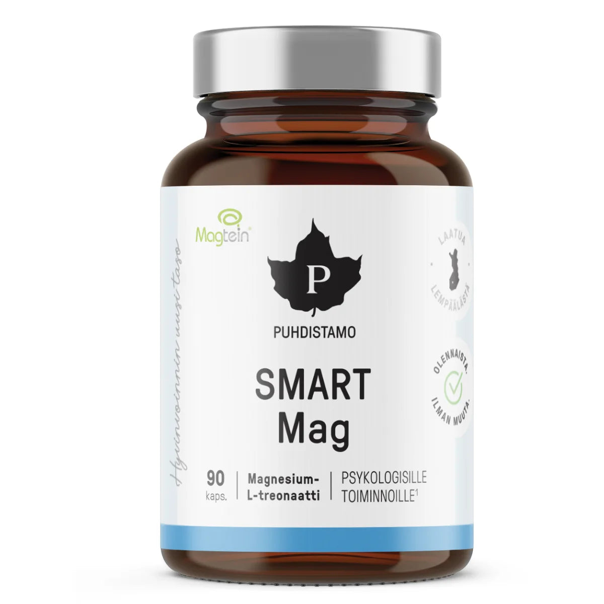 Puhdistamo Smart Mag 90 kaps – magnesium-L-treonaatti (Magtein®) + L-glysiini