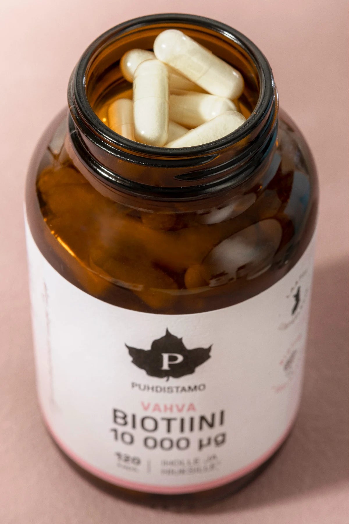 Puhdistamo Vahva Biotiini 120 kaps lisäaineeton kapseli