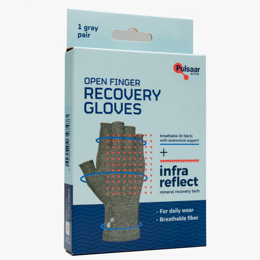Pulsaar Active toipumista edistävät avosormikkaat (musta)