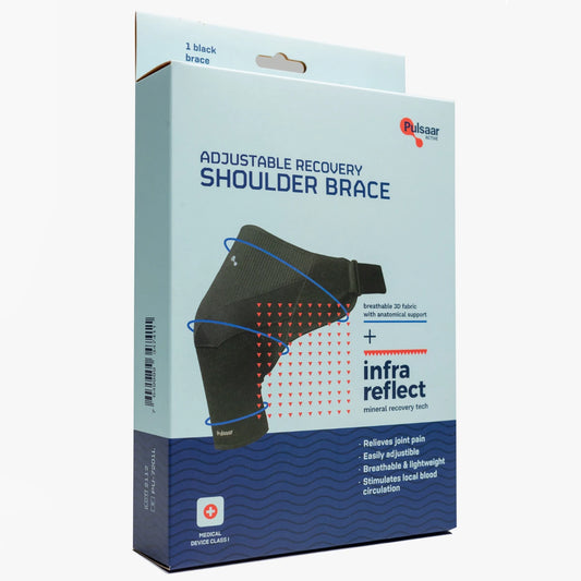 Pulsaar Active säädettävä olkapäätuki musta 1 kpl