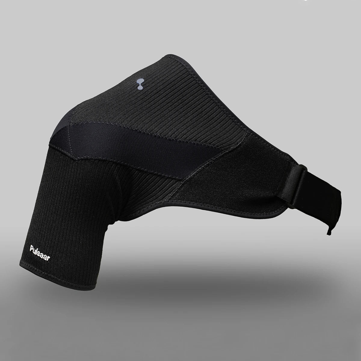 Pulsaar Active säädettävä olkapäätuki, musta, sopii molempiin olkapäihin