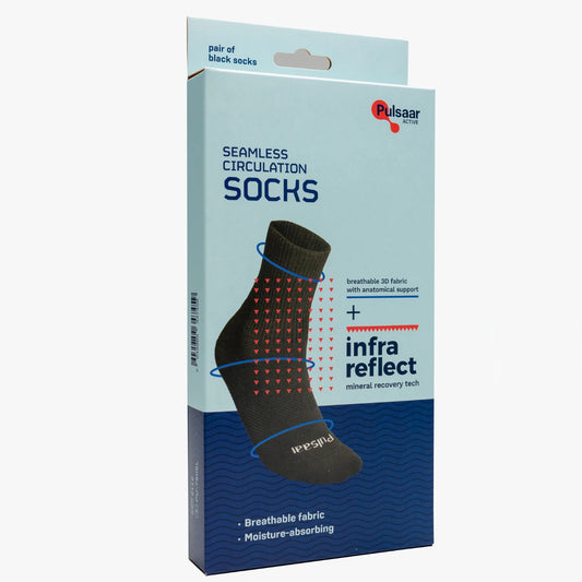 Pulsaar Active saumattomat sukat musta