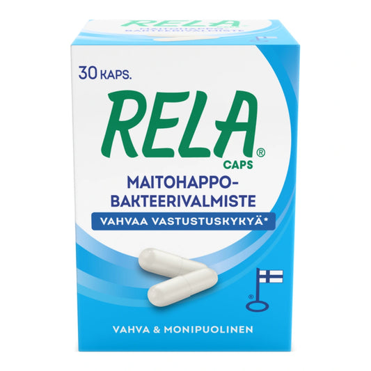 RELA Caps kapseli 30 kpl vahva ja monipuolinen nieltävä kapseli