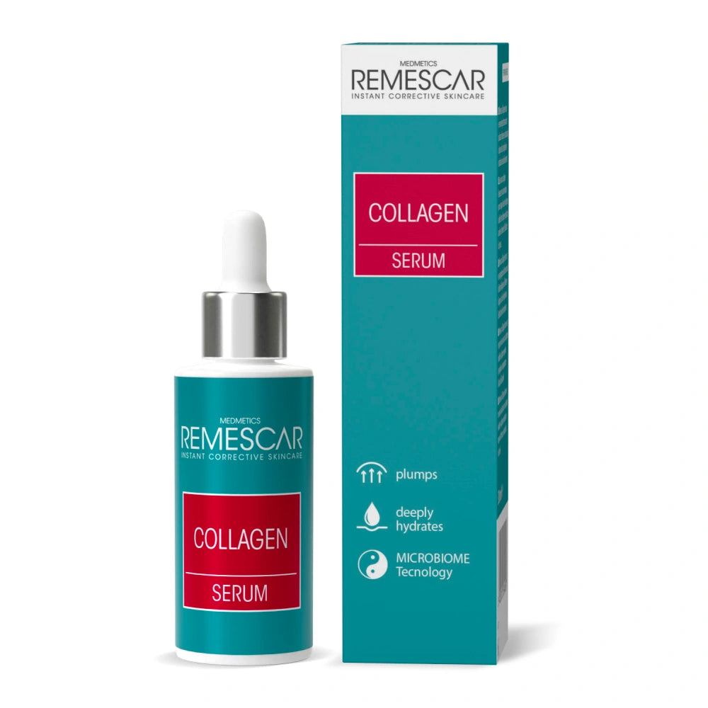 REMESCAR Collagen Serum kasvoseerumi 30 ml ainutlaatuinen liukoista kollageenia ja kasvikollageenia sisältävä kasvoseerumi