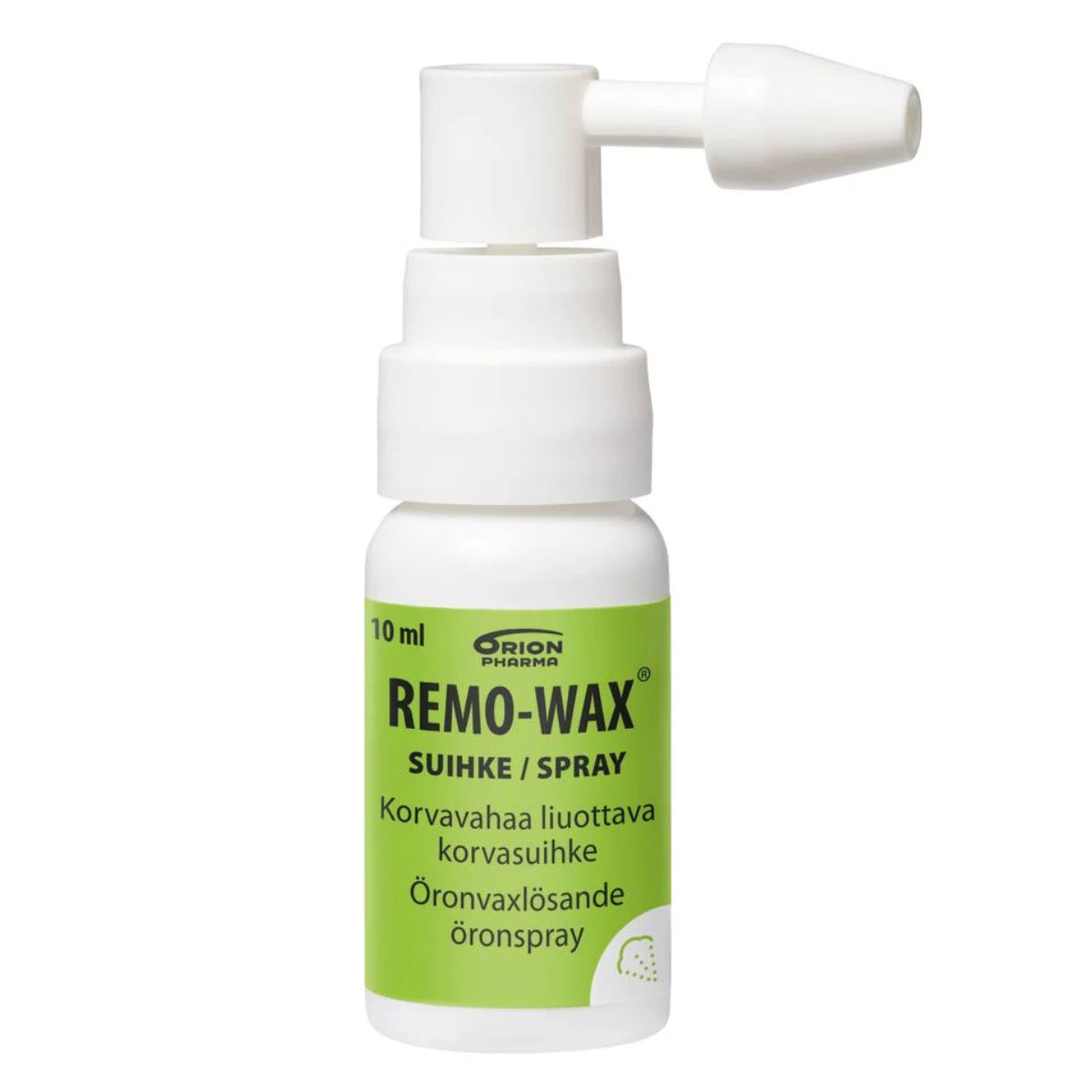 REMO-WAX korvasuihke, joka liuottaa korvavahaa