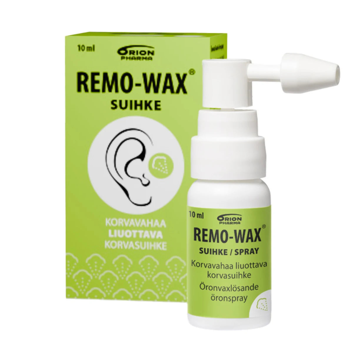 REMO-WAX korvasuihke 10 ml korvavahaa liuottava