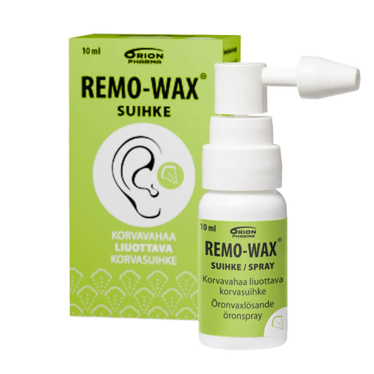 REMO-WAX korvasuihke 10 ml korvavahaa liuottava