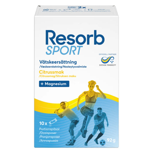 RESORB Sport glukoosi-elektrolyyttivalmiste 10 pussia
