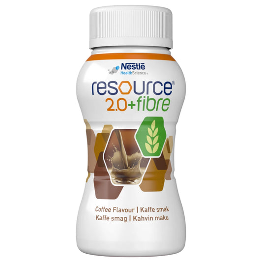 RESOURCE 2.0+Fibre kahvi 4x200 ml kuituja sisältävä ravintojuoma