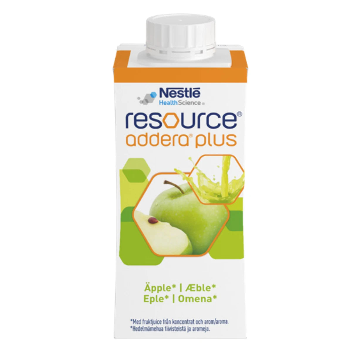 Resource® Addera® Plus Omena 4x200 ml – runsasenerginen ja raikas ravintojuoma