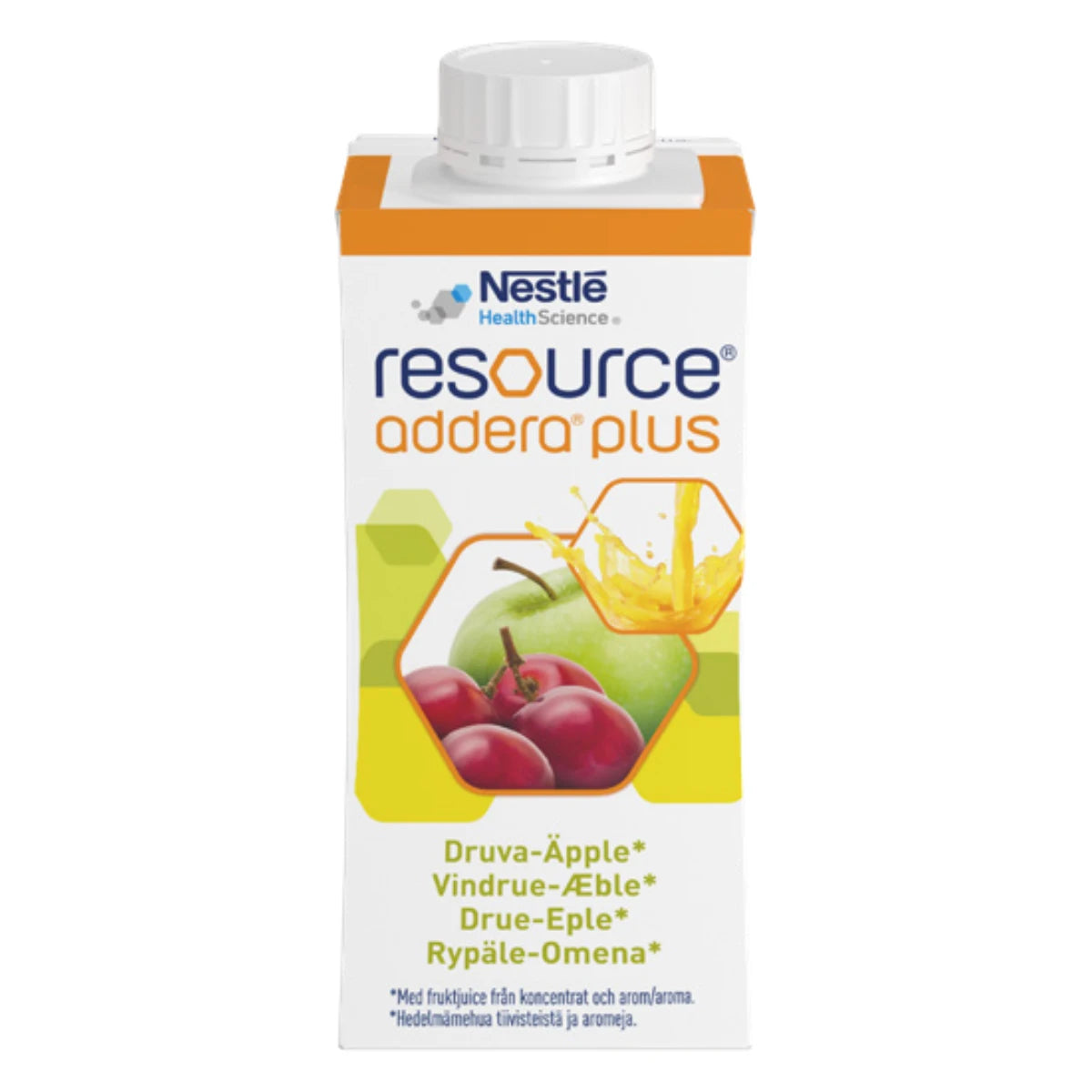 Resource Addera Plus Rypäle-Omena 4x200 ml