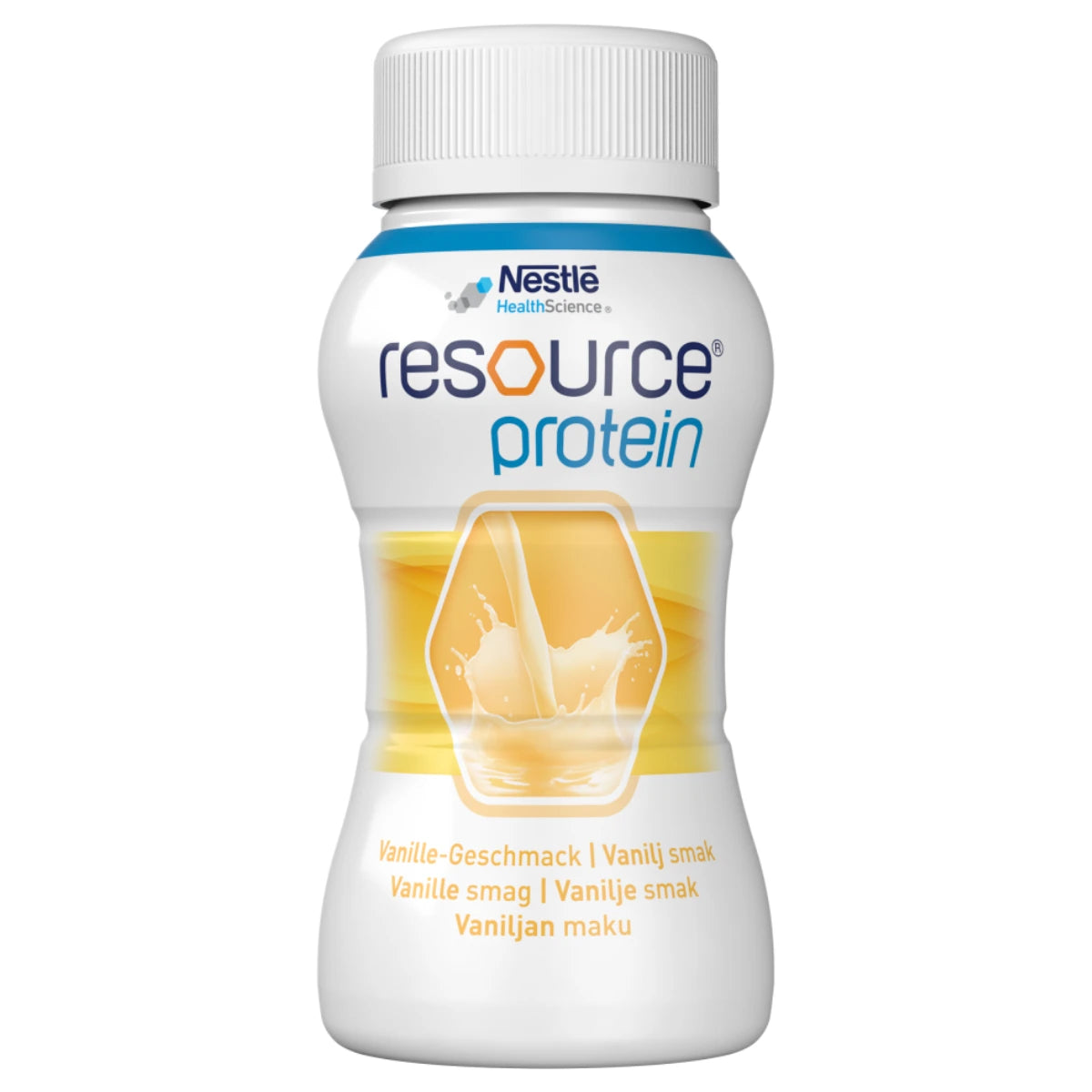 RESOURCE Protein Vanilja 4x200 ml ravitsemuksellisesti täysipainoinen, runsasproteiininen ravintojuoma