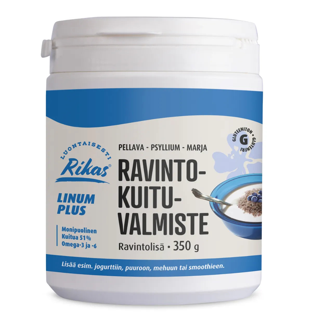 RIKAS Linum Plus kuituvalmiste 350 g