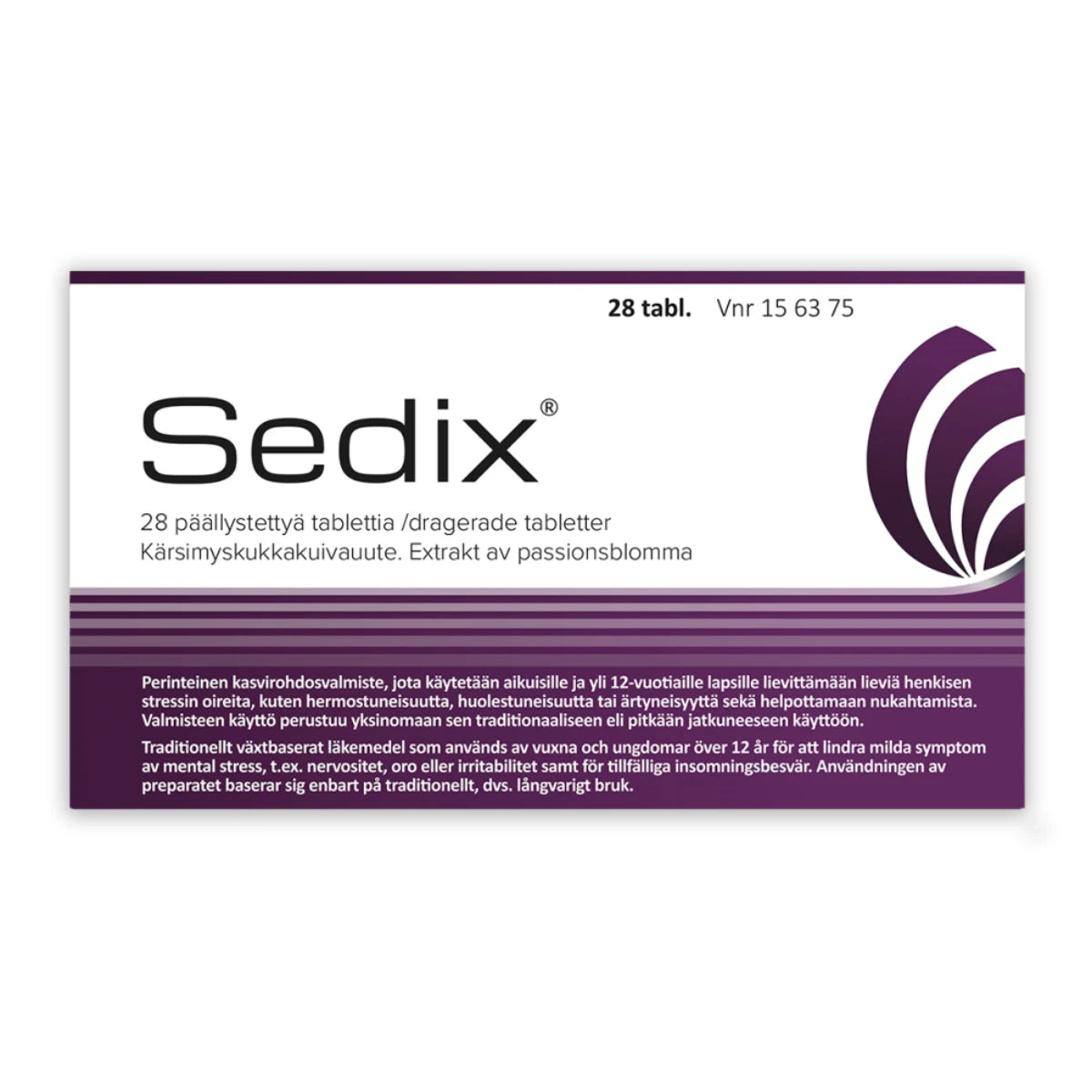 SEDIX tabletti 200 mg kasvirohdosvalmiste 28 tabl