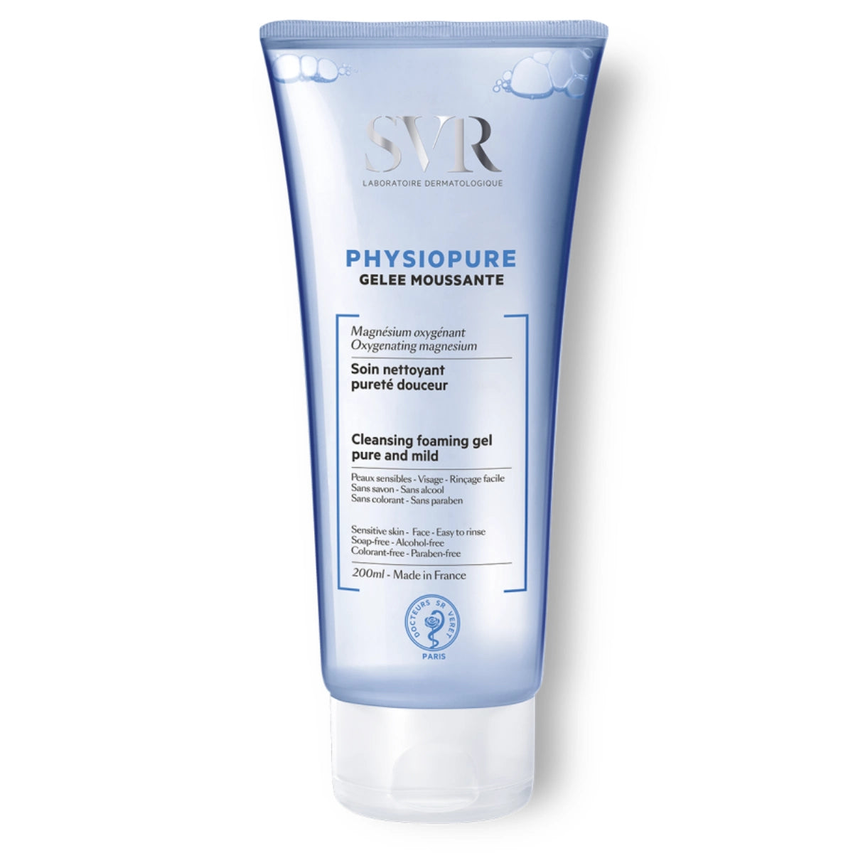 SVR Physiopure Gel Mousse puhdistusgeeli 200 ml kasvoille