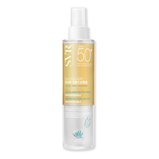 SVR Sun Secure aurinkosuojavesi SPF50+ 200 ml biohajoava, erittäin korkea suoja
