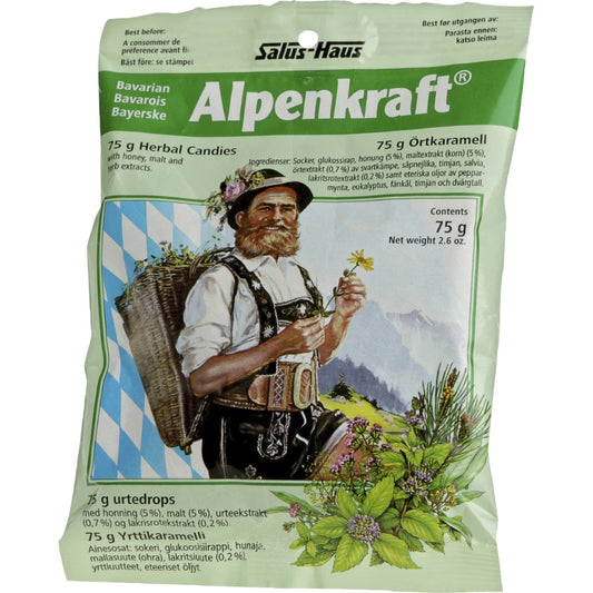 SALUS Alpenkraft yrttikaramelli 75 g