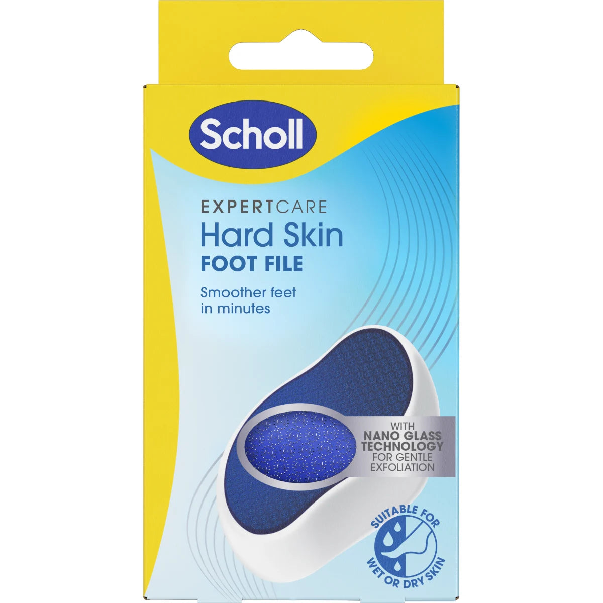 Scholl Nanoraspi 1 kpl jalkaraspi kovettuneelle iholle
