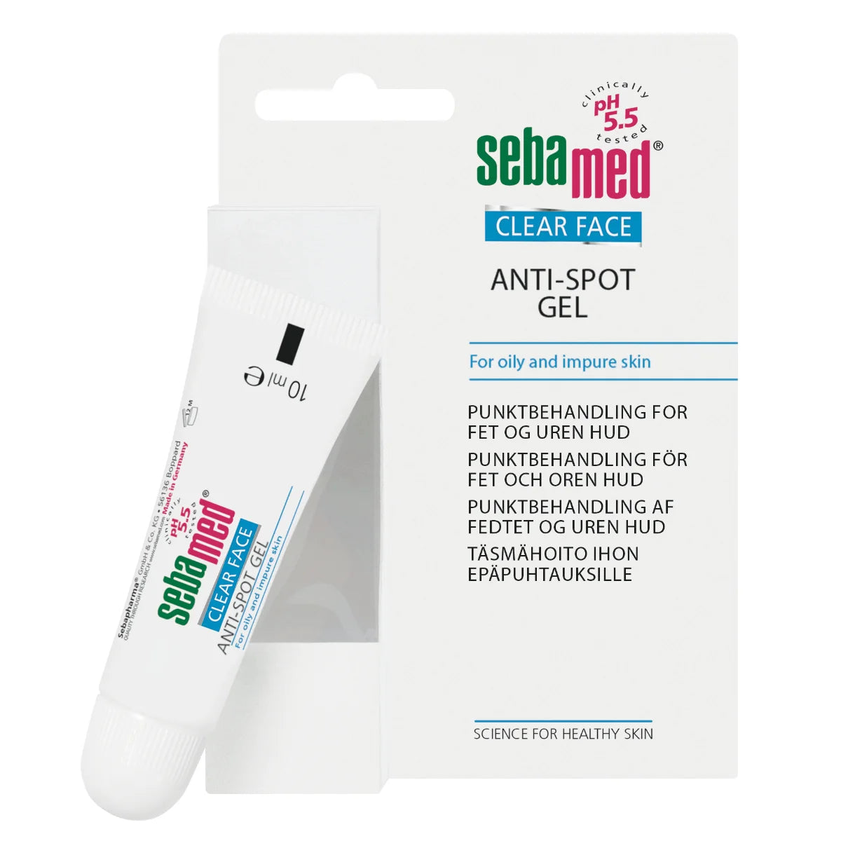 SEBAMED Clear Face Anti-Spot Gel täsmähoito finneille 10 ml