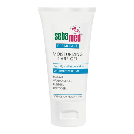 SEBAMED Clear Face Moisturizing Care Gel hoitogeeli epäpuhtaalle, rasvaiselle ja akneiholle 50 ml