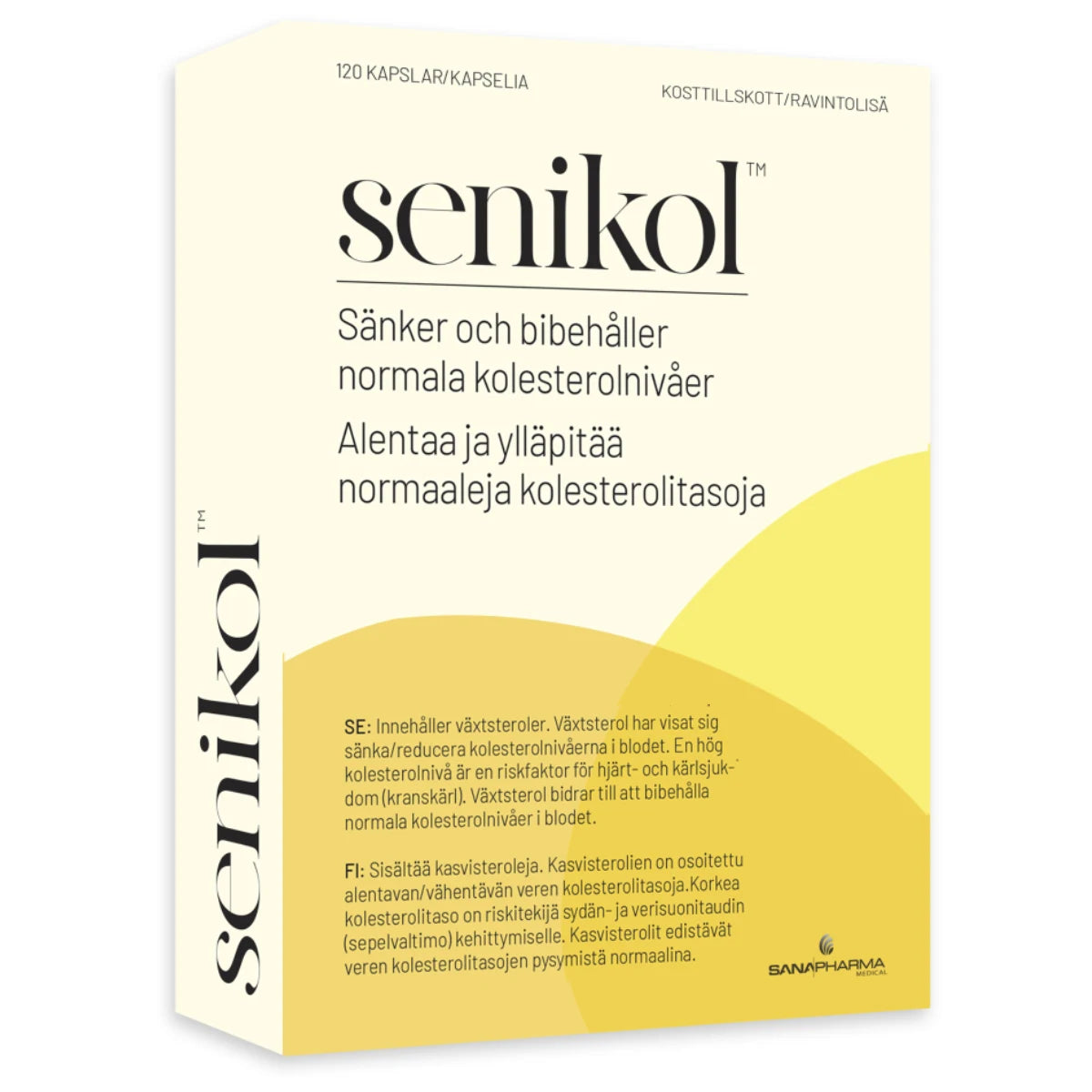 SENIKOL Kasvisteroli kapseli 120 kpl