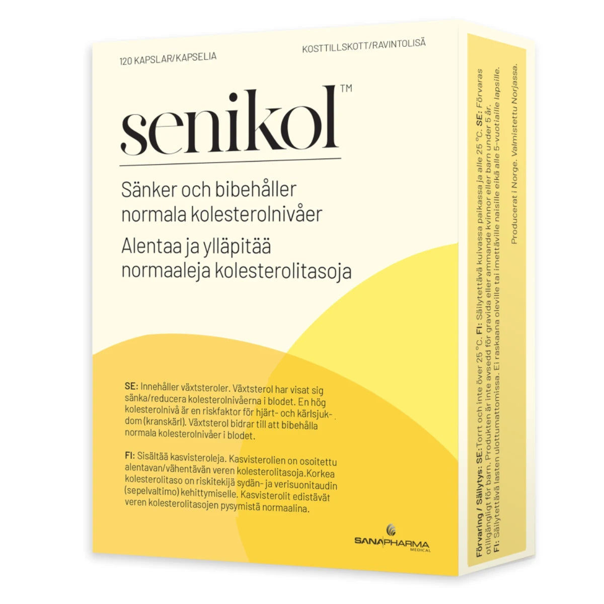 SENIKOL Kasvisteroli kapseli 120 kpl