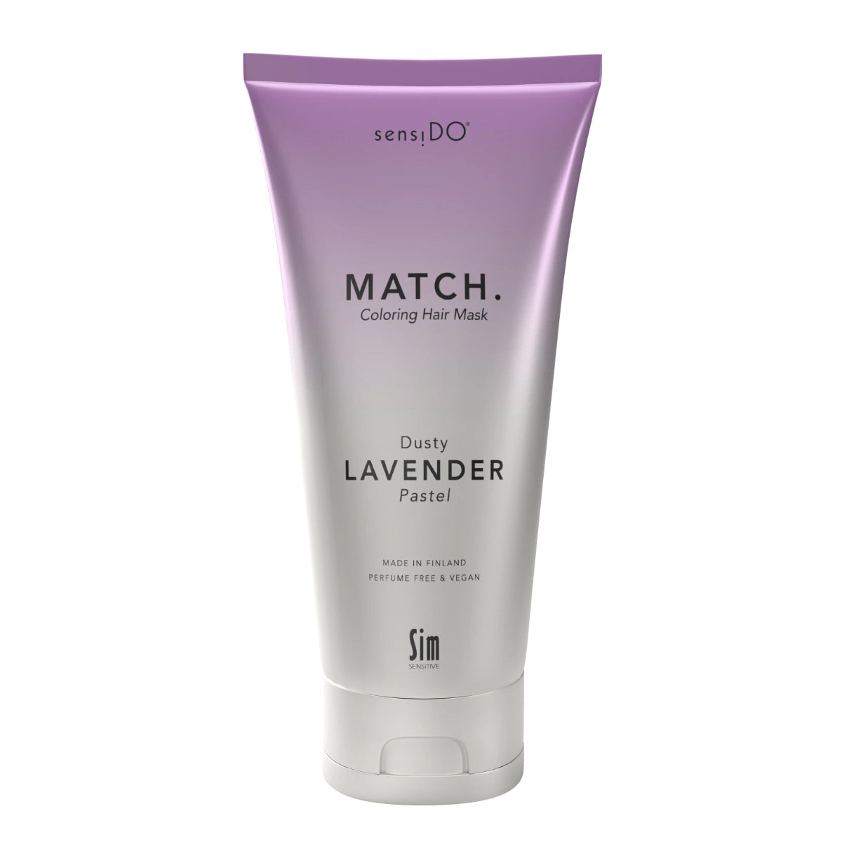 SensiDO Match Dusty Lavender (Pastel) 200 ml hiusnaamio kosteuttaa ja rakennepaikkaa samalla kun antaa keyen pastellisen violetin sävyn