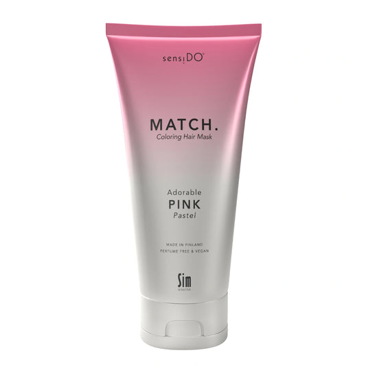SensiDO Match Adorable Pink (Pastel) 200 ml kosteuttava ja rakennepaikkaava sävyttävä hiusnaamio