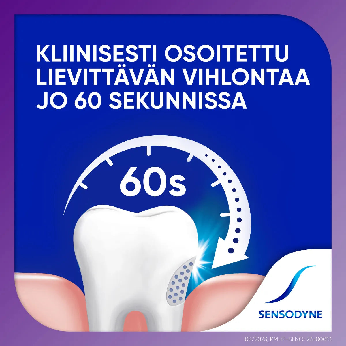 Sensodyne Rapid Relief hammastahna 75 ml lievittää vihlontaa jo 60 sekunnissa
