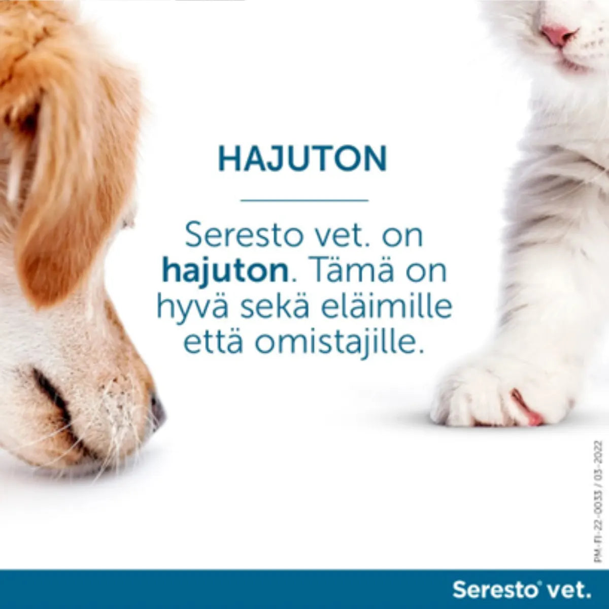 SERESTO Vet kissoille ja koirille alle 8 kg hajuton punkkipanta
