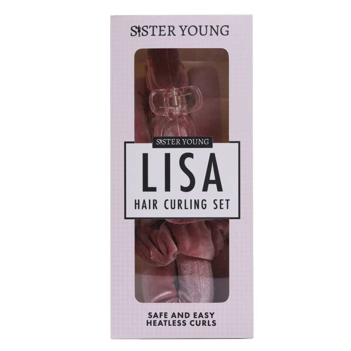 SisterYoung Lisa Pink Hair Curling Set hiustenkiharrussetti 1 kpl