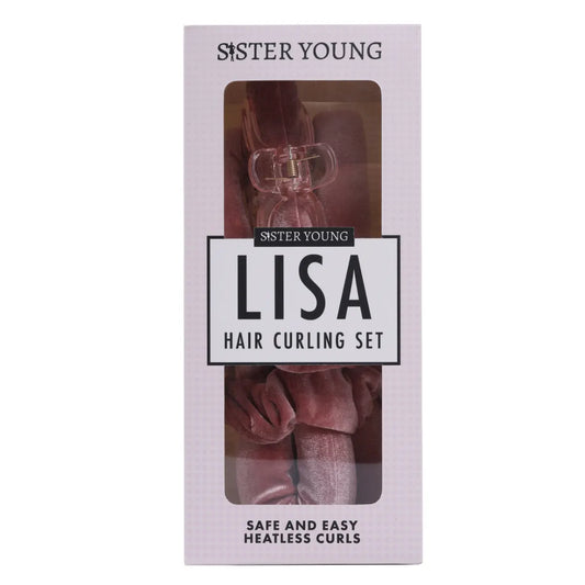 SisterYoung Lisa Pink Hair Curling Set hiustenkiharrussetti 1 kpl