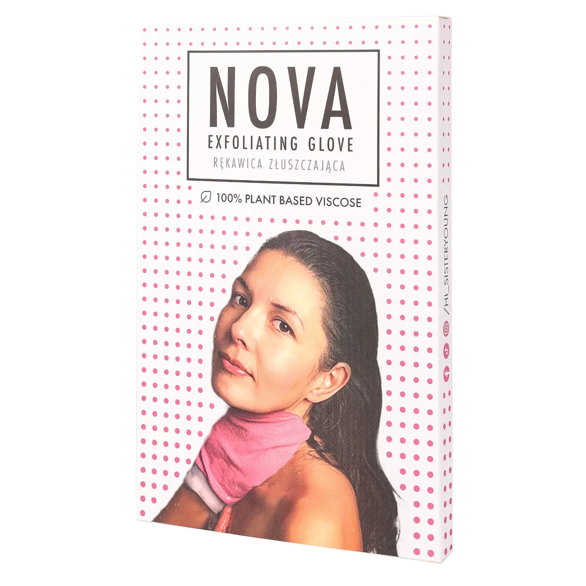 SisterYoung Nova Pink vartalonkuorintakäsine pakkaus