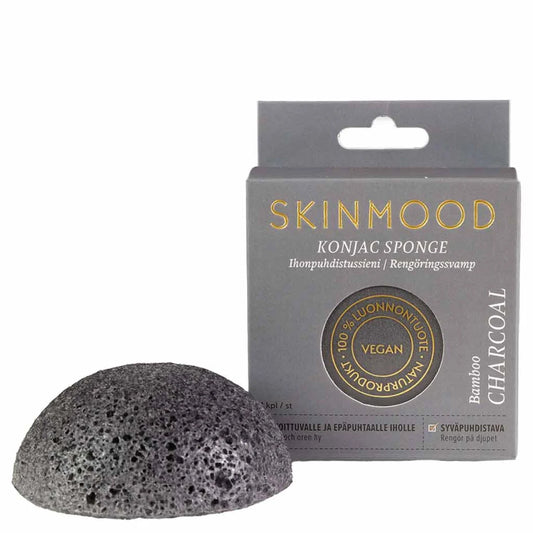 SkinMood Konjac Bambuhiili kasvosieni rasvoittuvalle iholle