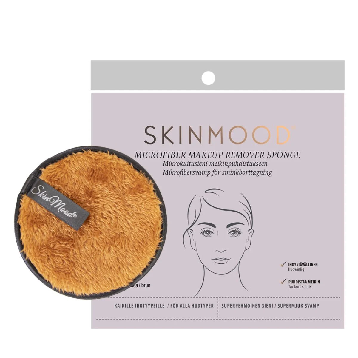 SkinMood Mikrokuitupesusieni kasvoille