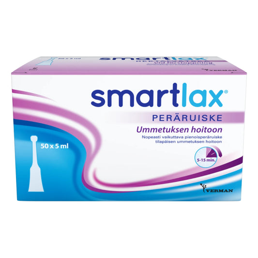 SMARTLAX peräruiske 50x5 ml nopeasti vaikuttava ummetuksen hoitoon