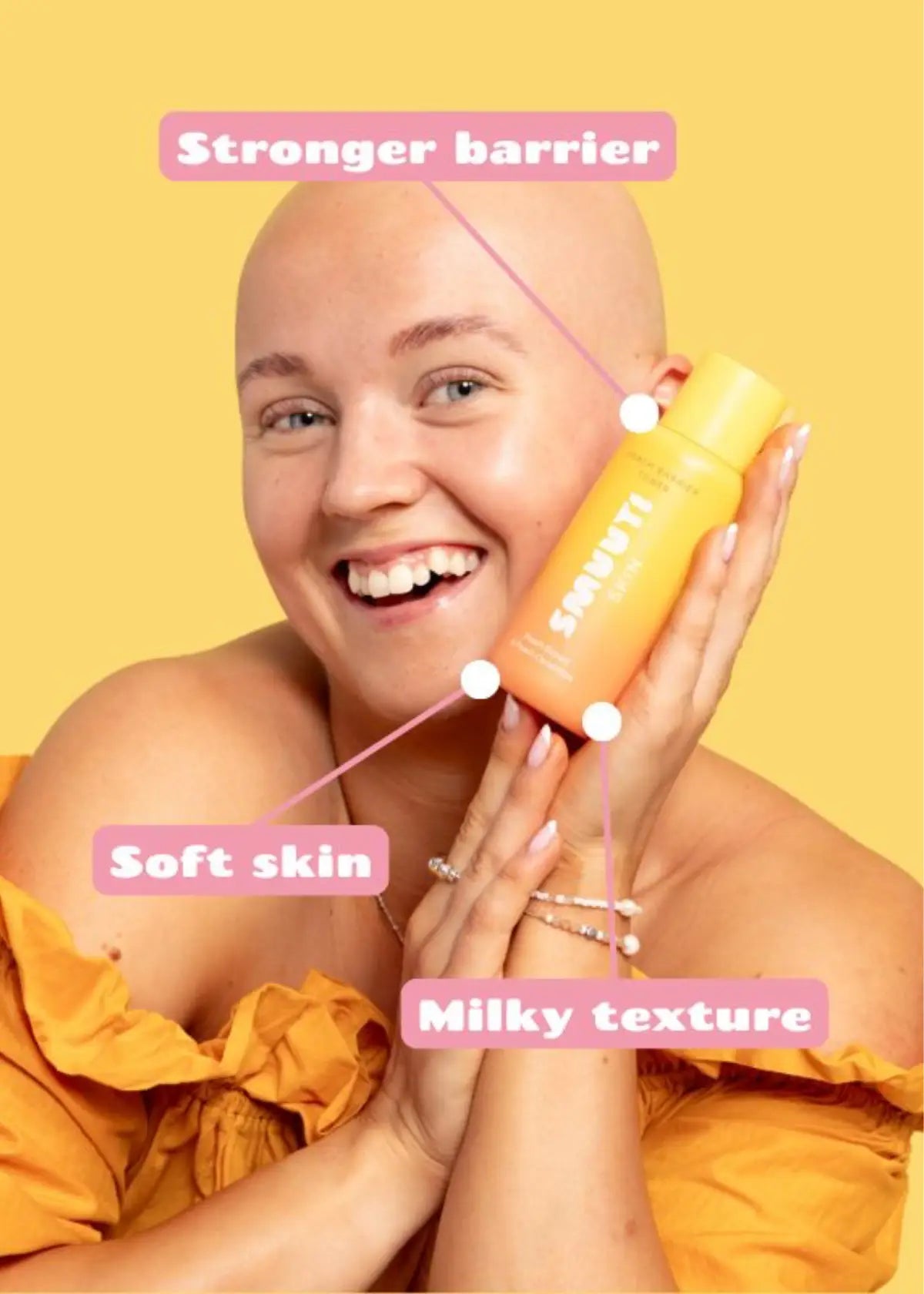 Smuuti Skin Peach Barrier Toner – maitomainen koostumus 