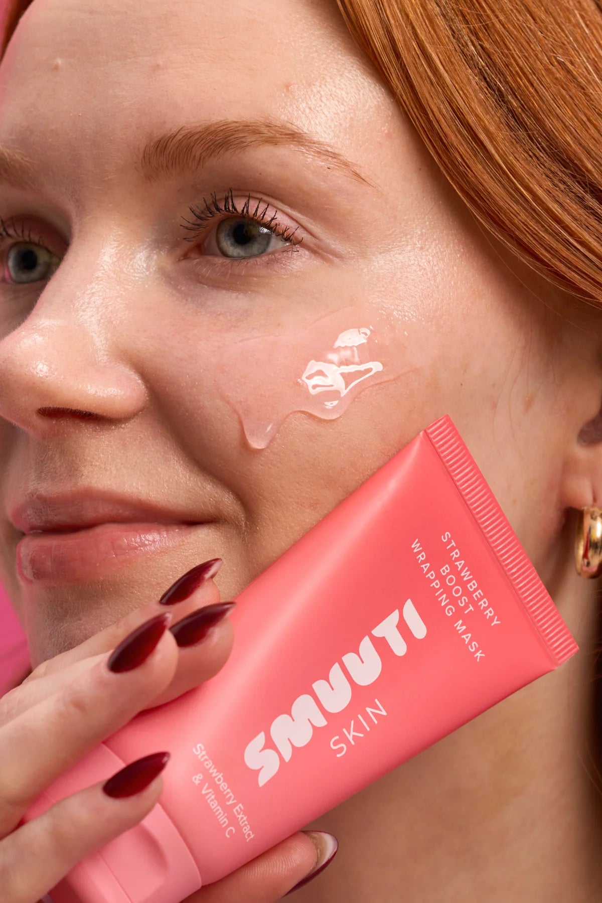 Smuuti Skin Strawberry Boost Wrapping Mask 