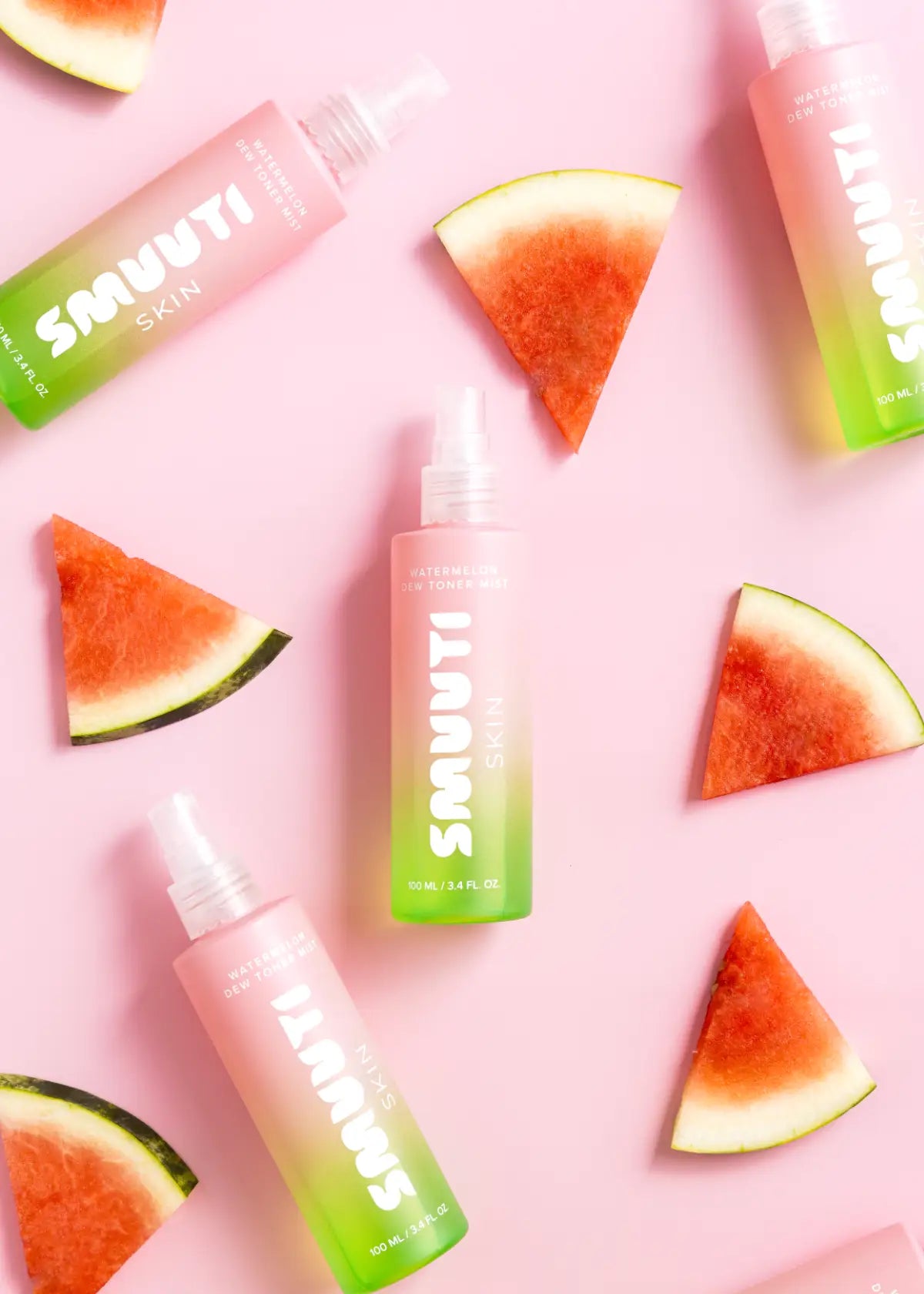 Smuuti Skin Watermelon Dew Toner Mist 100 ml vesimelonin raikas kasvovesisuihke