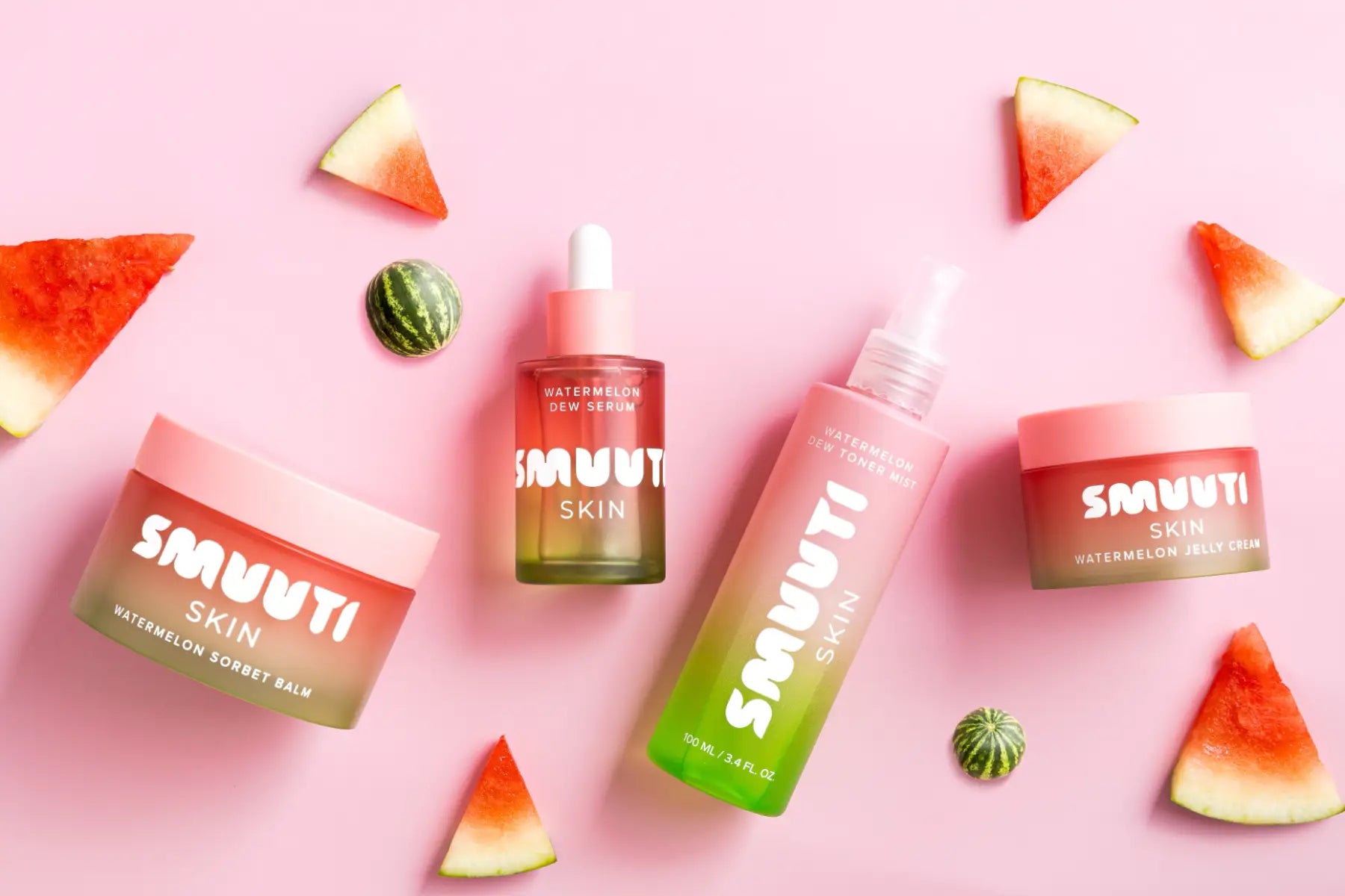 Smuuti Skin Watermelon sarjan tuotteet