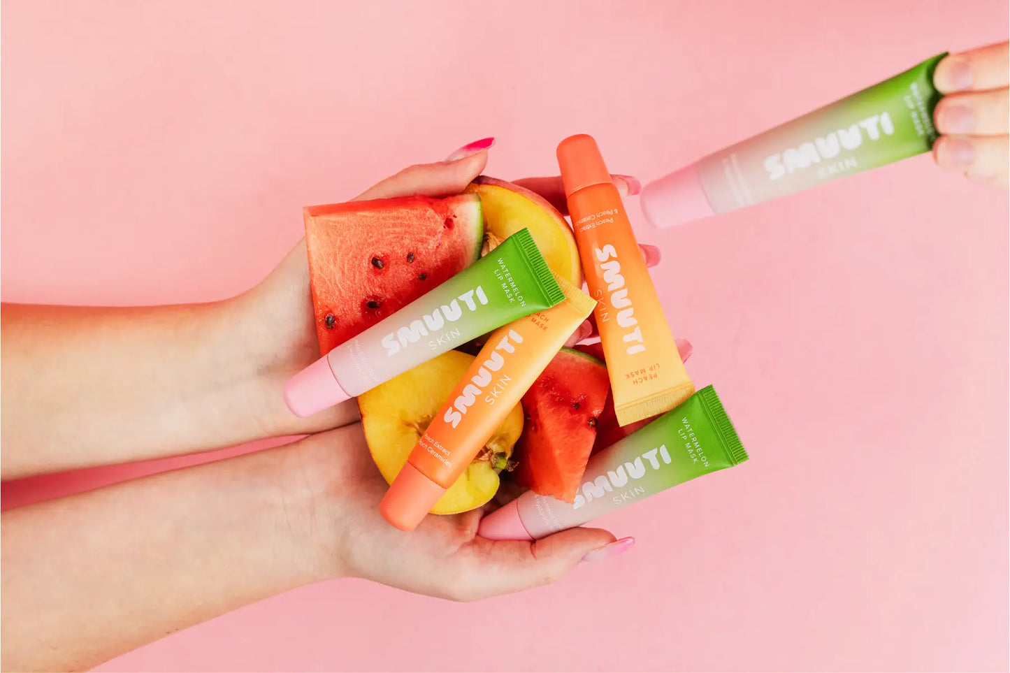 Smuuti Skin huulinaamiot watermelon ja peach