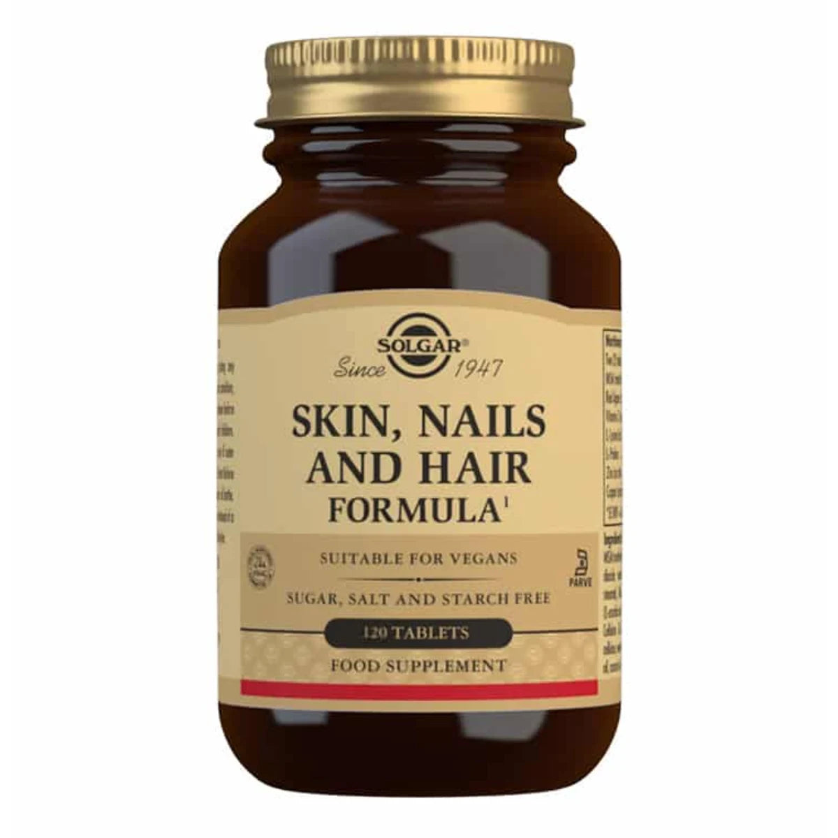 SOLGAR Iho, kynnet & hius (Skin, Nails & Hair Formula) tabletti 120 kpl