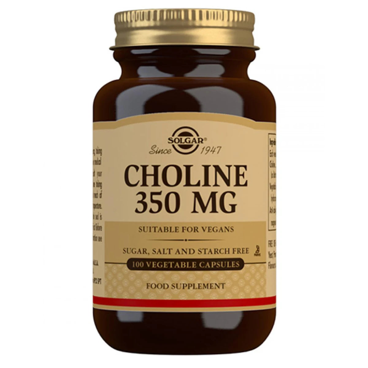 SOLGAR Koliini 350 mg kapseli 100 kpl