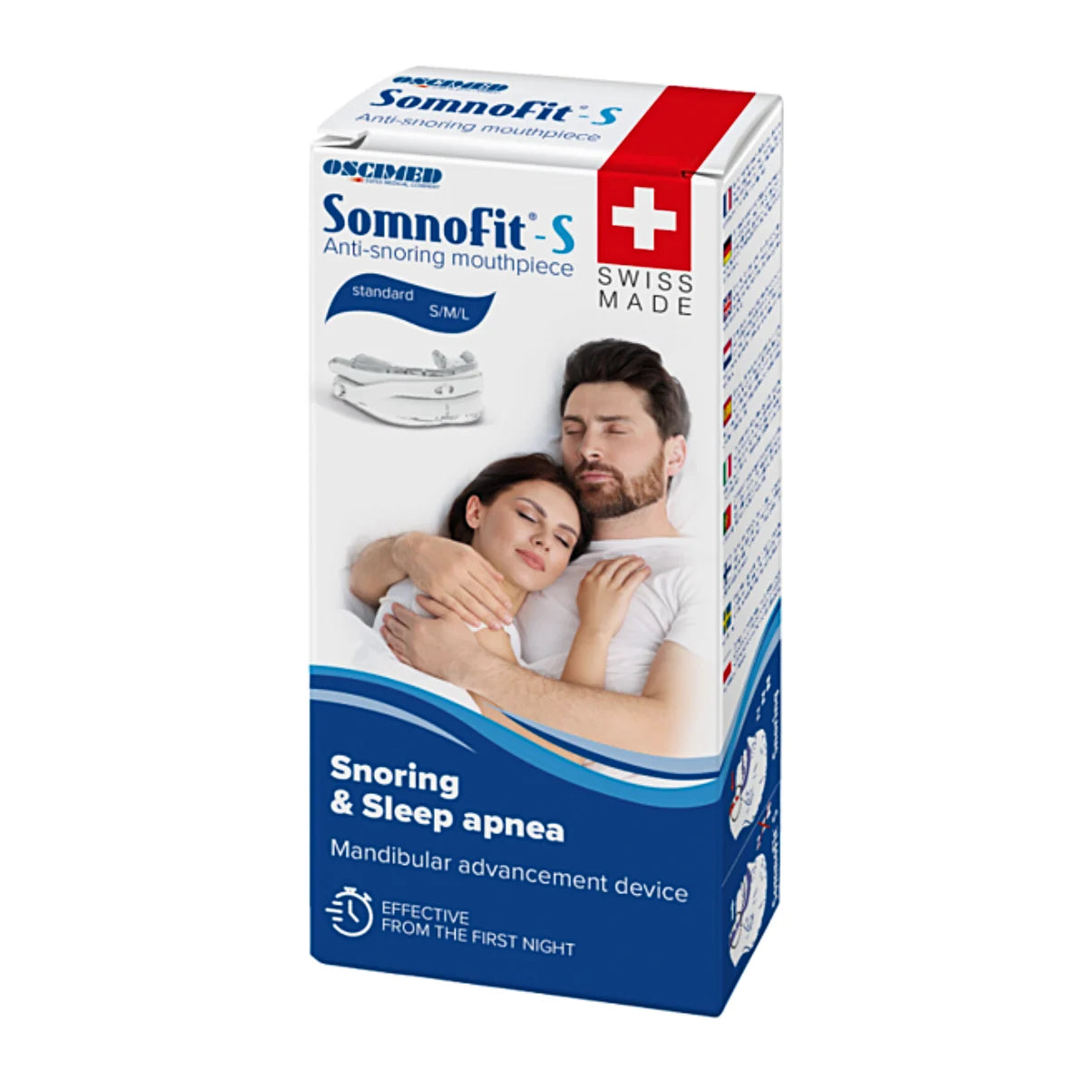 SOMNOFIT-S uniapneakisko kuorsaukseen ja uniapneaan